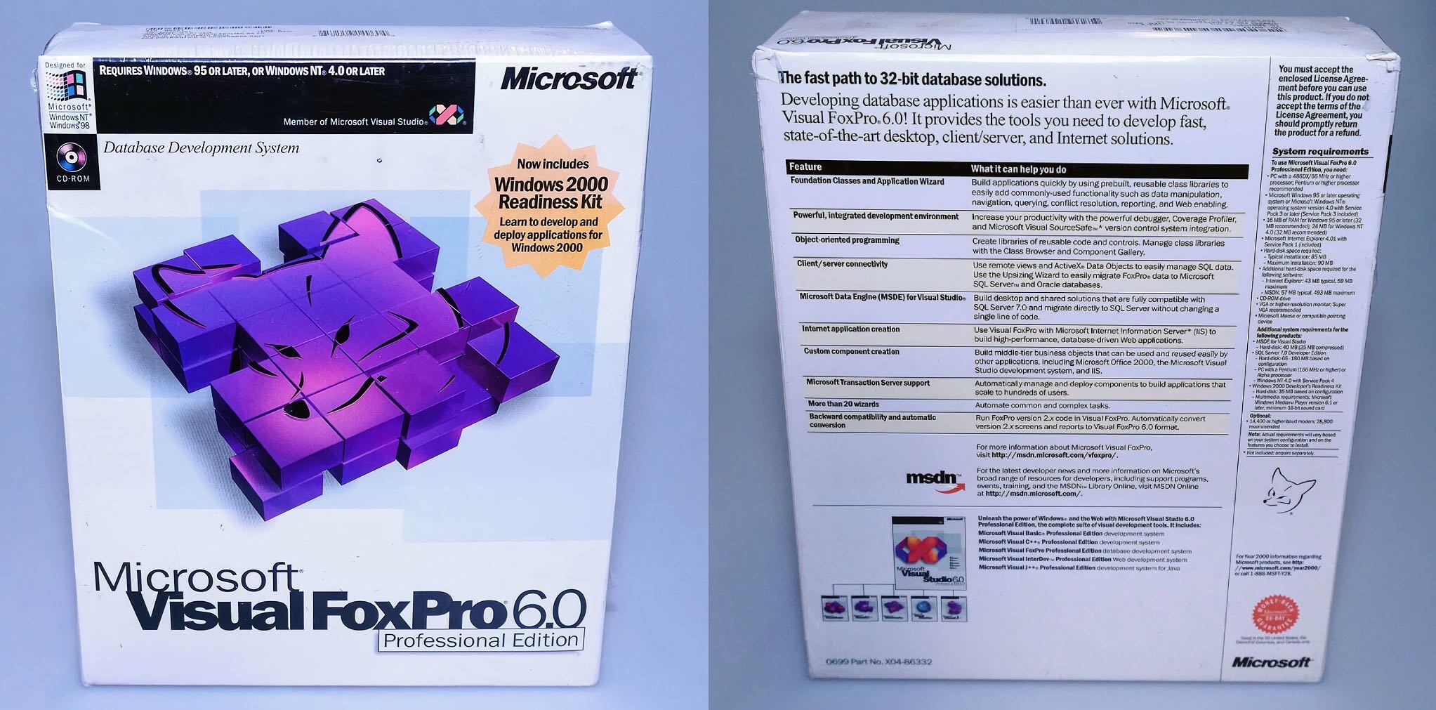 Visual FoxPro 6.0 Box (1998)